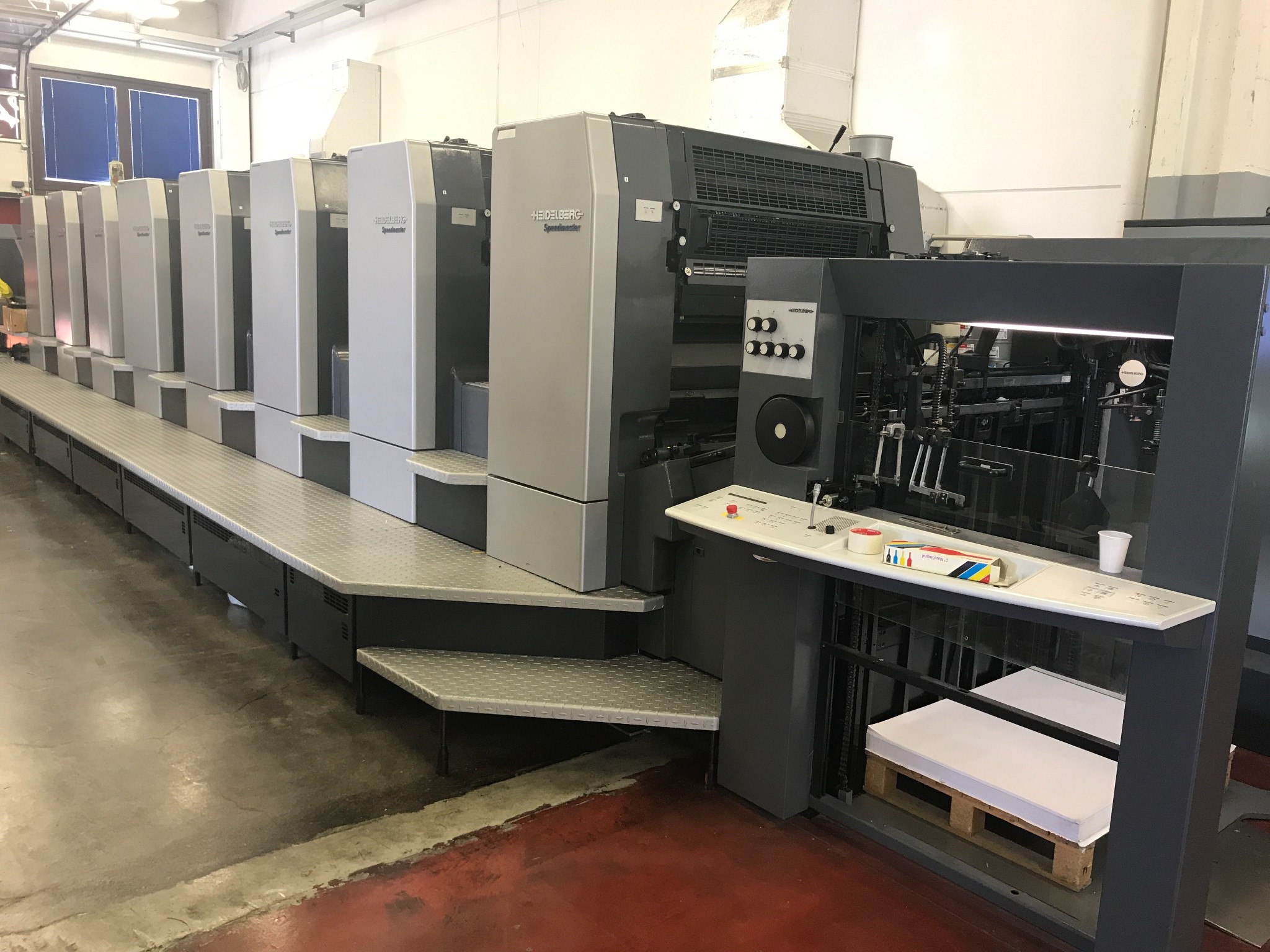 Installed in Italy a beautiful HEIDELBERG SM 102-8P-S
