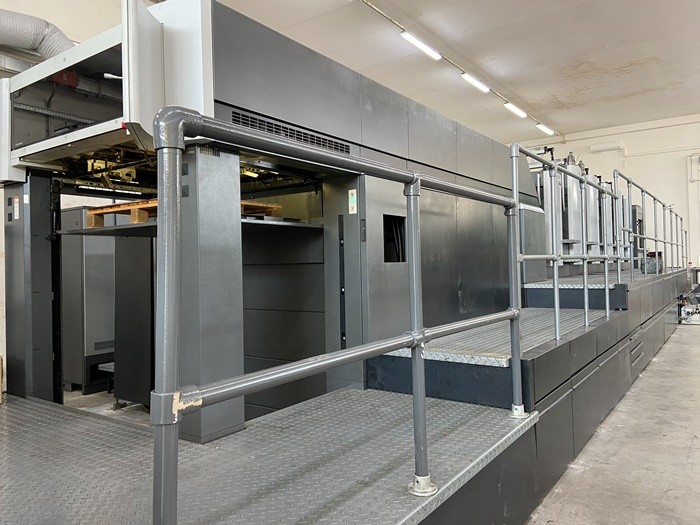 HEIDELBERG CD 102-5+LX UV to Cartotecnica Valverde in Italy