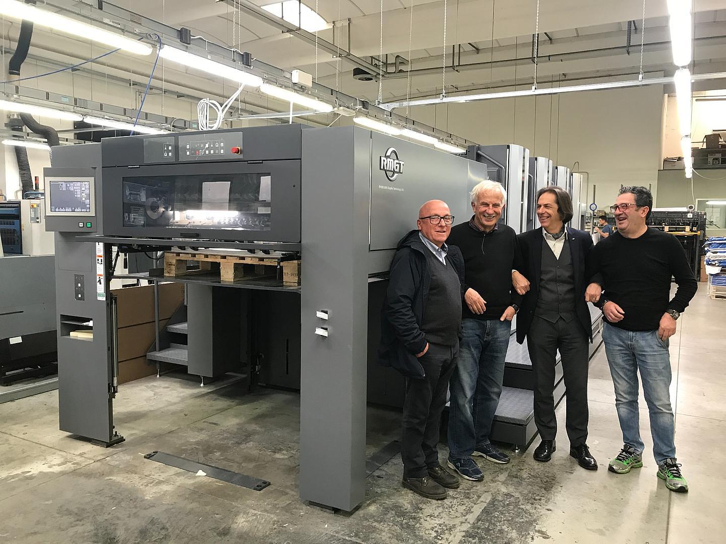 Una nuovissima RMGT 1050ST-4 alla Tipografia La Zecca