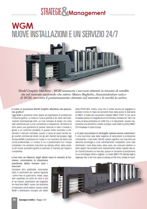 Rassegna Grafica parla di noi