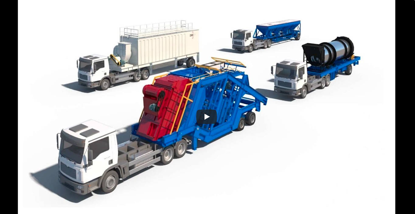 LINNHOFF MODULAR ASPHALT BATCHING PLANT (PLANTA DE BACHEO MODULAR POR LINNHOFF)