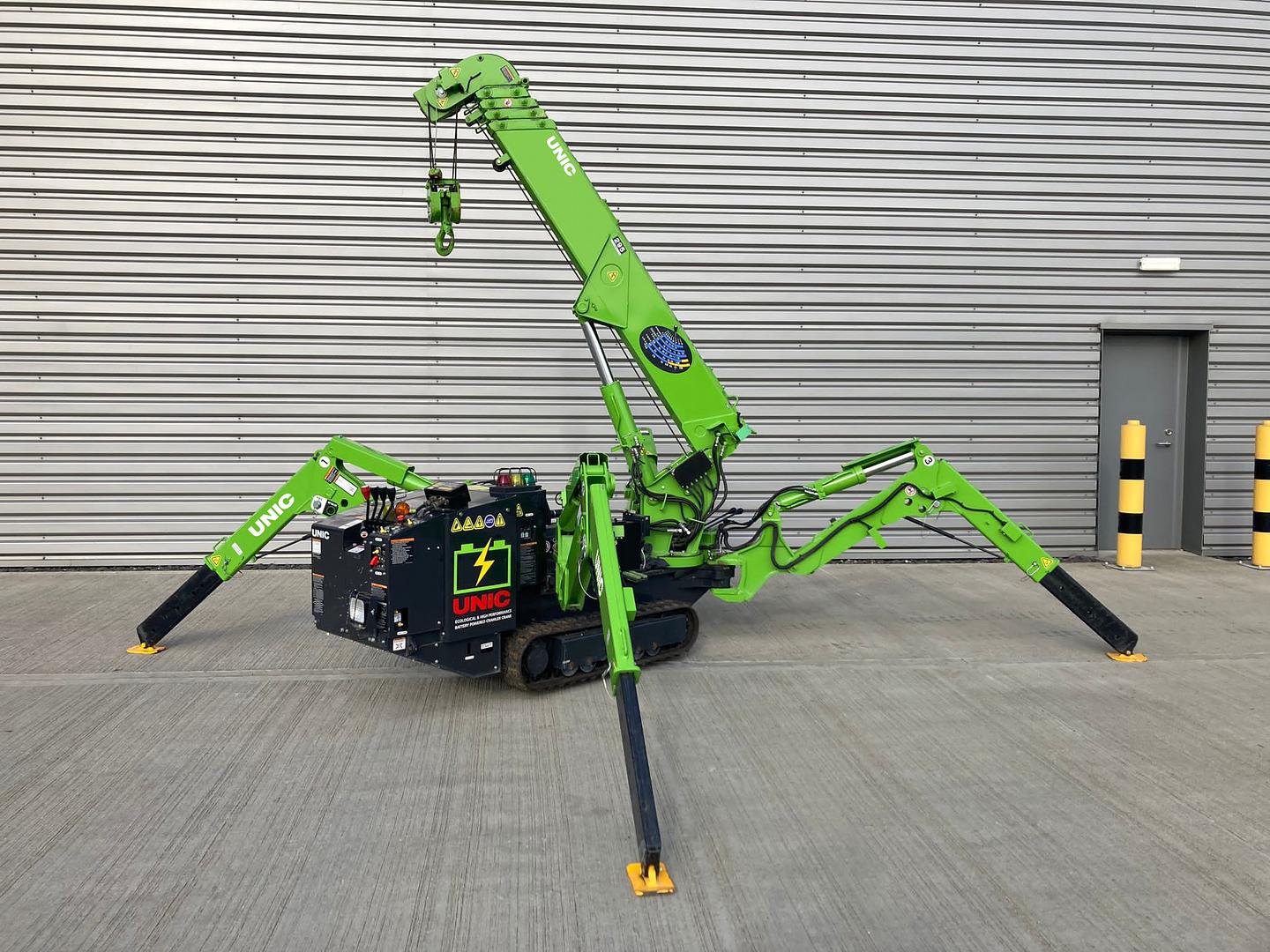 Six Used UNIC URW 295 Spider Cranes for Sale