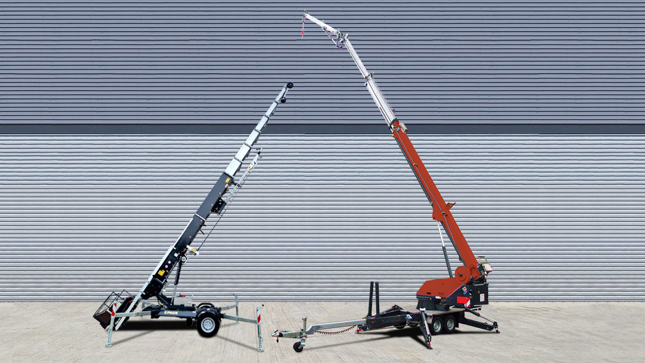 Trailer Cranes and Ladder Hoists