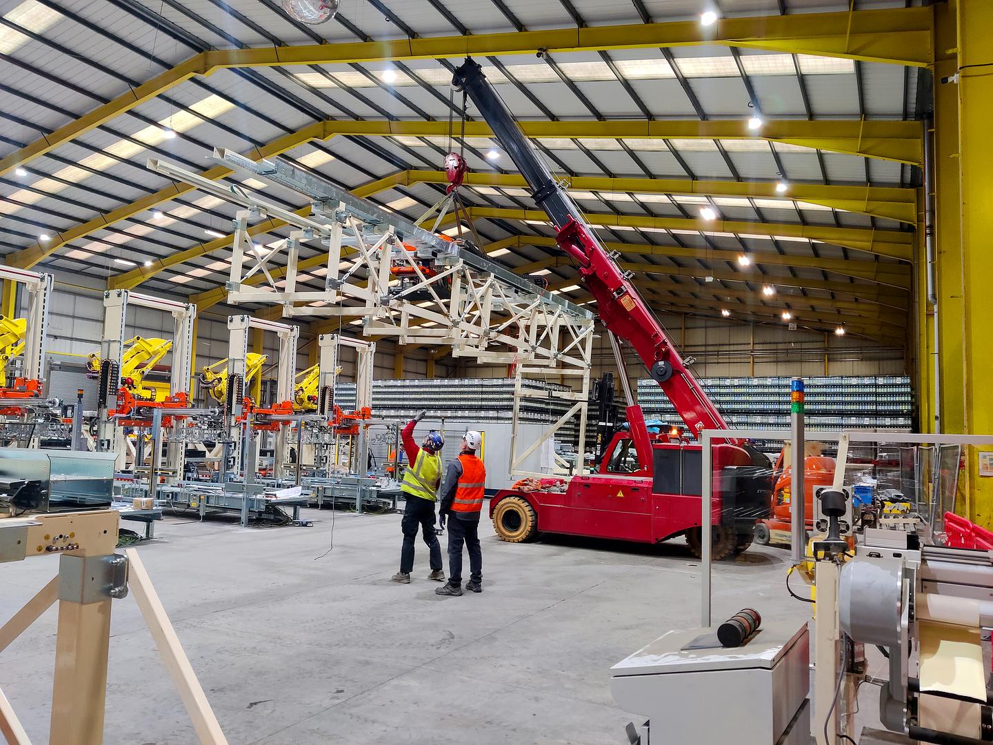 Pick and Carry Cranes for Machinery Relocation in Restricted Spaces