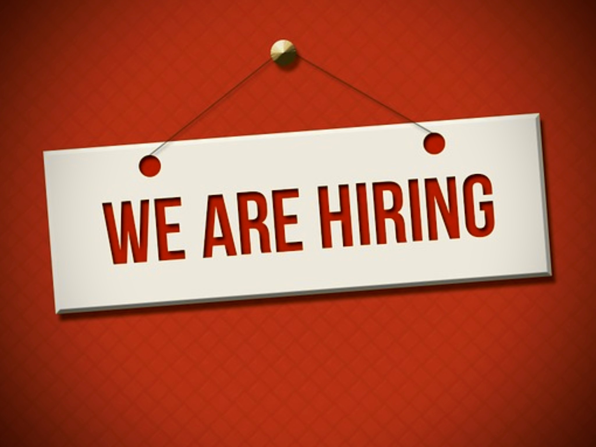 WE ARE HIRING!