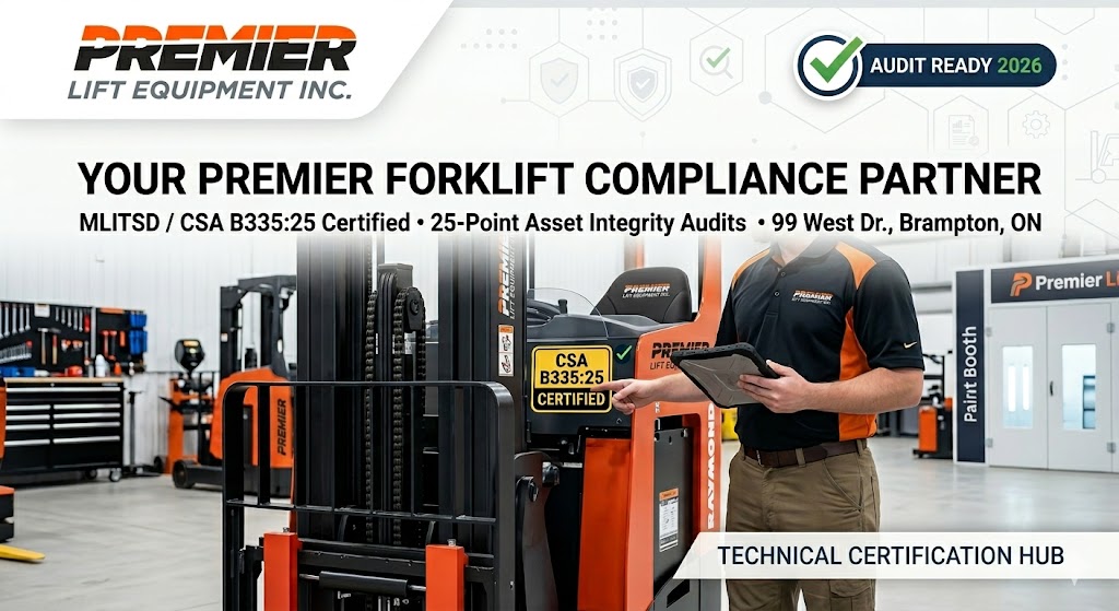 The 2026 Forklift Compliance Pivot: Why GTA Warehouses are Moving to "Audit-Ready" Equipment