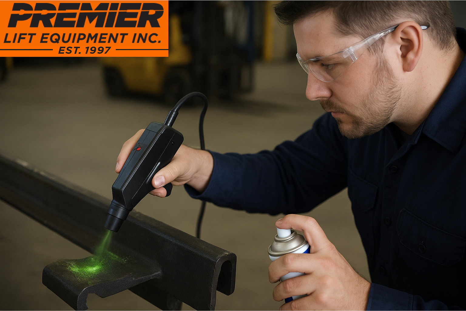 Magnaflux Testing Explained — And How Premier Lift Equipment Helps You Stay Safe and Certified
