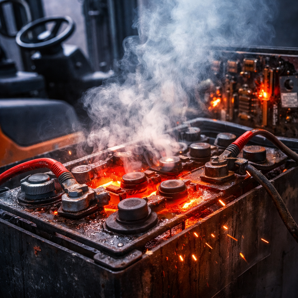 Why Forklift Batteries Fail Early — And How Poor Watering Kills Your Equipment