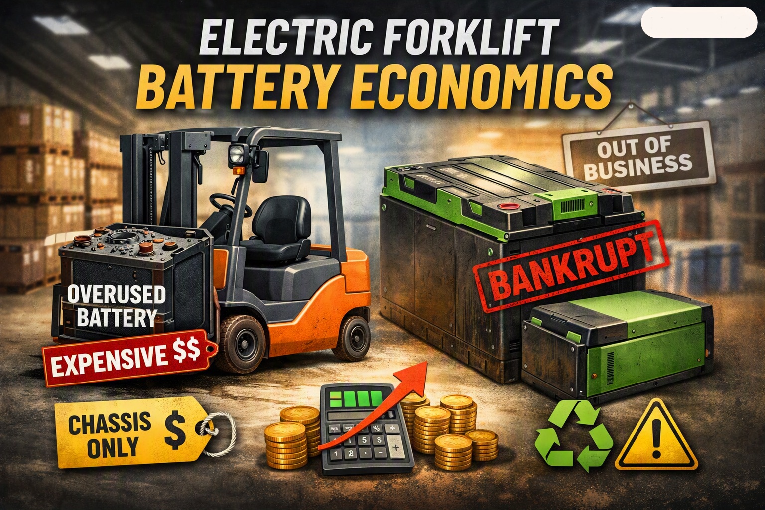 Battery Economics: The Hidden Costs Behind Electric Forklifts (And Why Budget Trucks Still Make Sense)