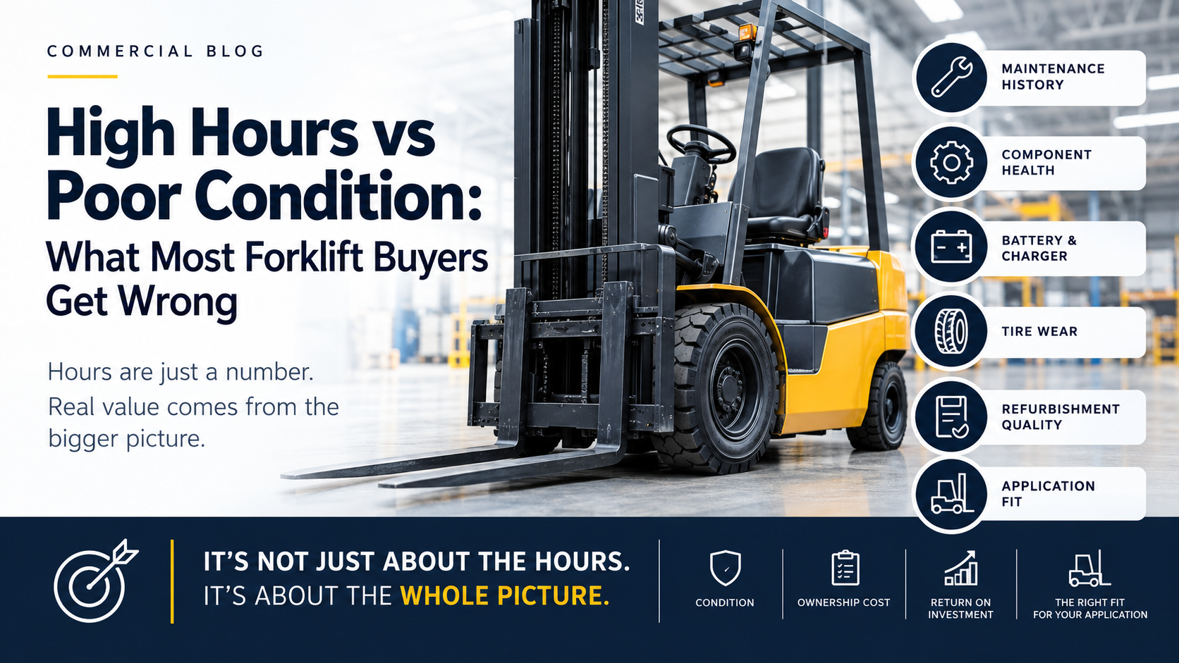 High Hours vs Poor Condition: What Most Forklift Buyers Get Wrong