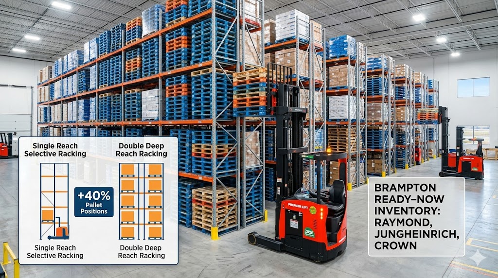 How to Increase Pallet Positions by 40% in the 401 Corridor: The 2026 Reach Truck Density Report