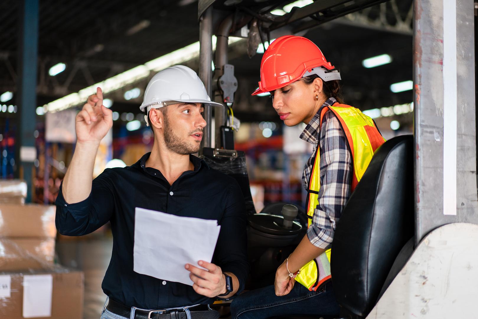 Forklift driver training and certification