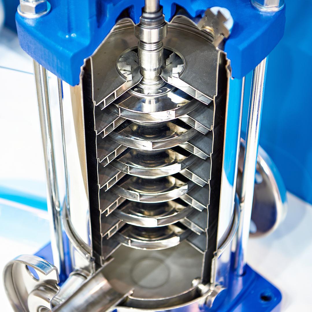 Pump equipment close-up