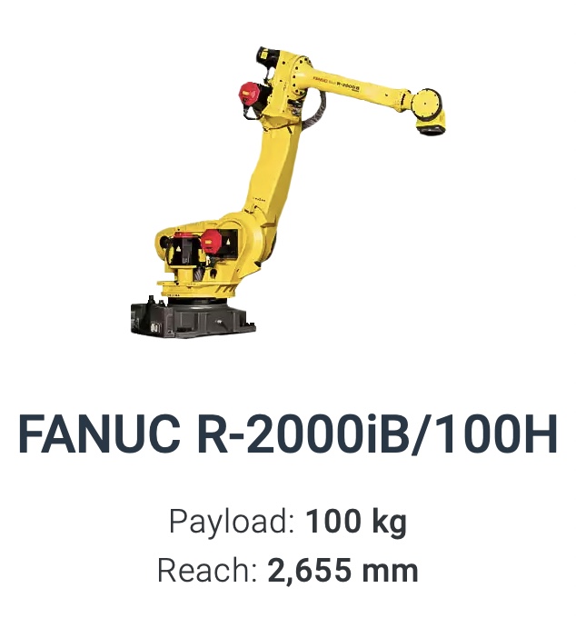Fanuc R-2000iB/100H Data Sheet R-Series
