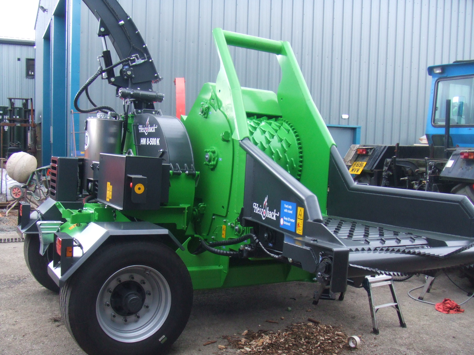  HM8-500K WITH POWERED INFEED BED