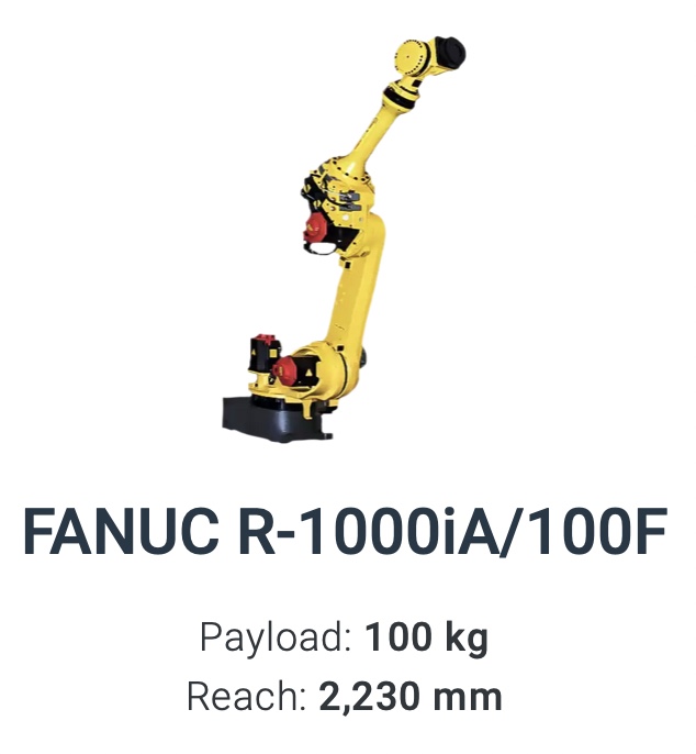 Fanuc R-1000iA/100F Data Sheet R-Series