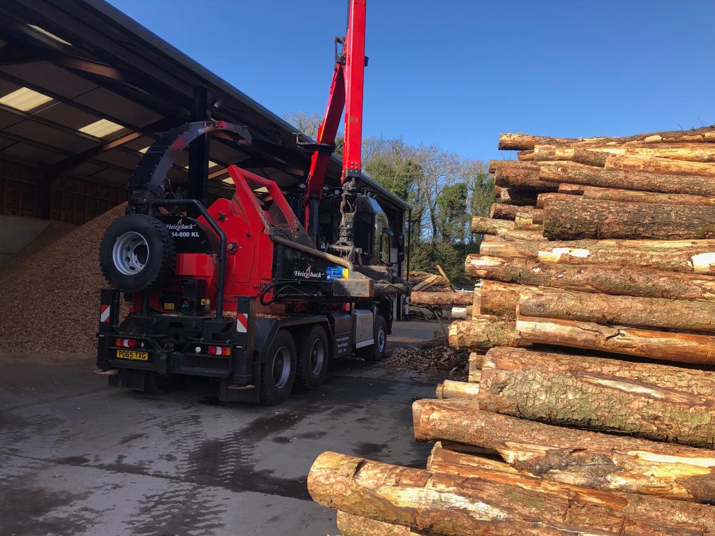 OUR HEIZOHACK CHIPTRUCK HAS BEEN BUSY THIS MONTH.