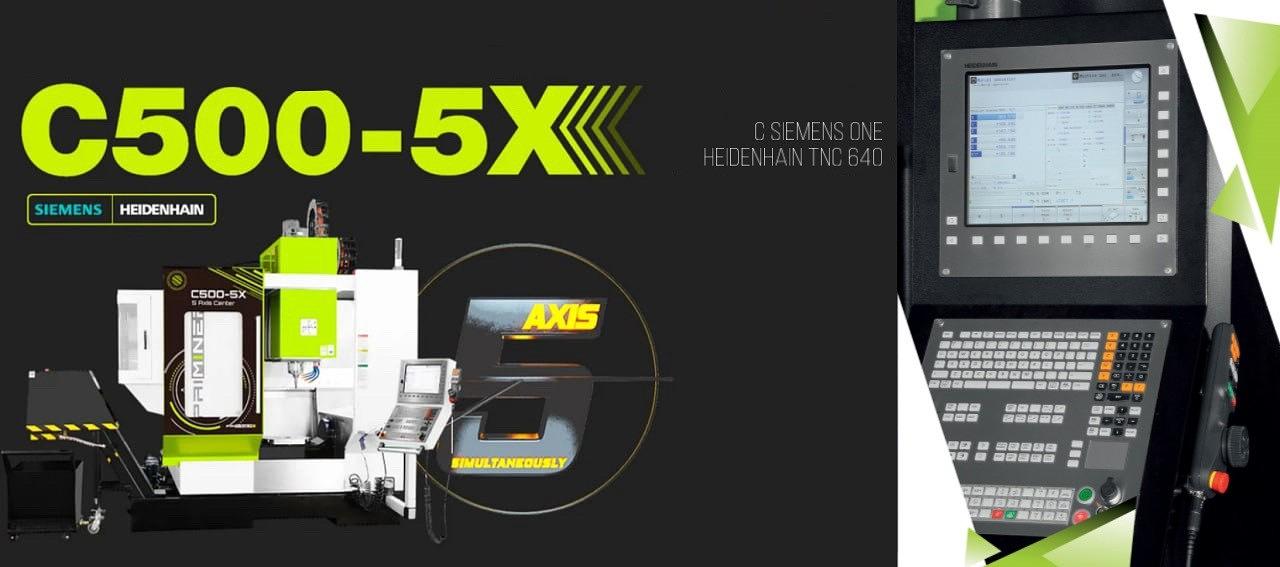 Tecnologie che aumentano la produttività | Centro di lavoro verticale a 5 assi Priminer C500-5X