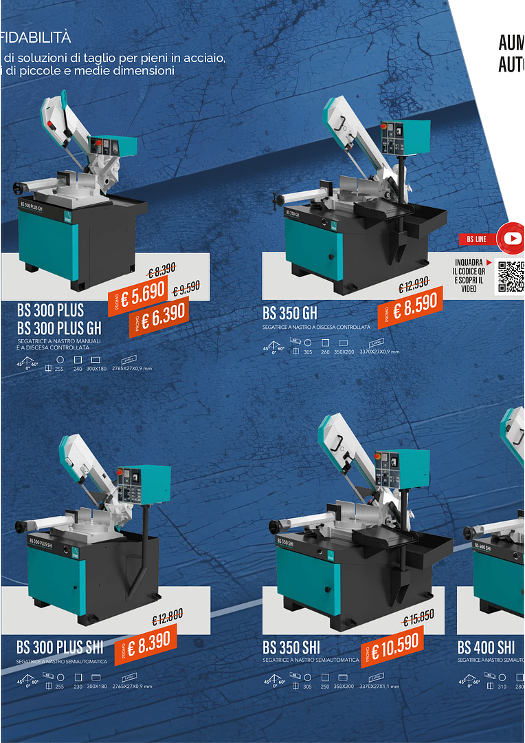 Promozione “Taglia con IMET” | Segatrici in promo fino al 31 Dicembre