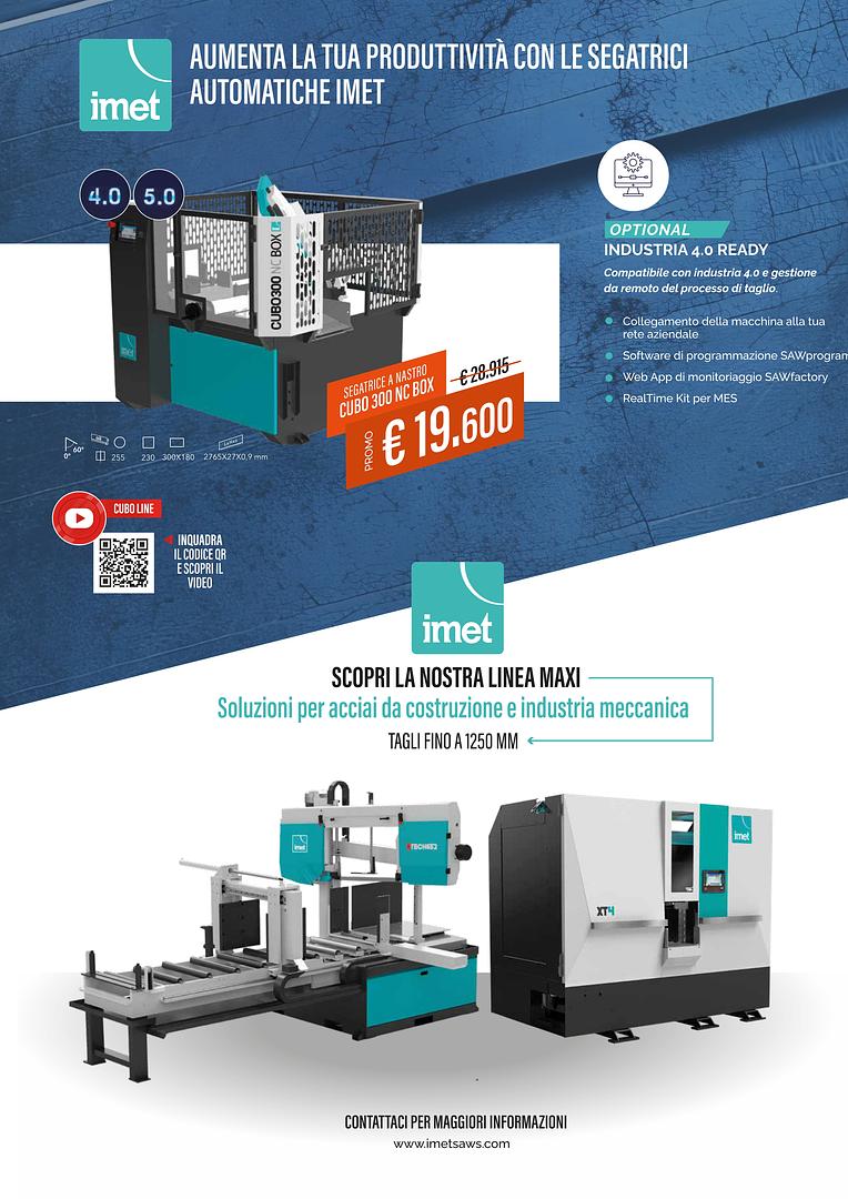 Promozione “Taglia con IMET” Prorogata: Segatrici in Offerta fino a Settembre 2026