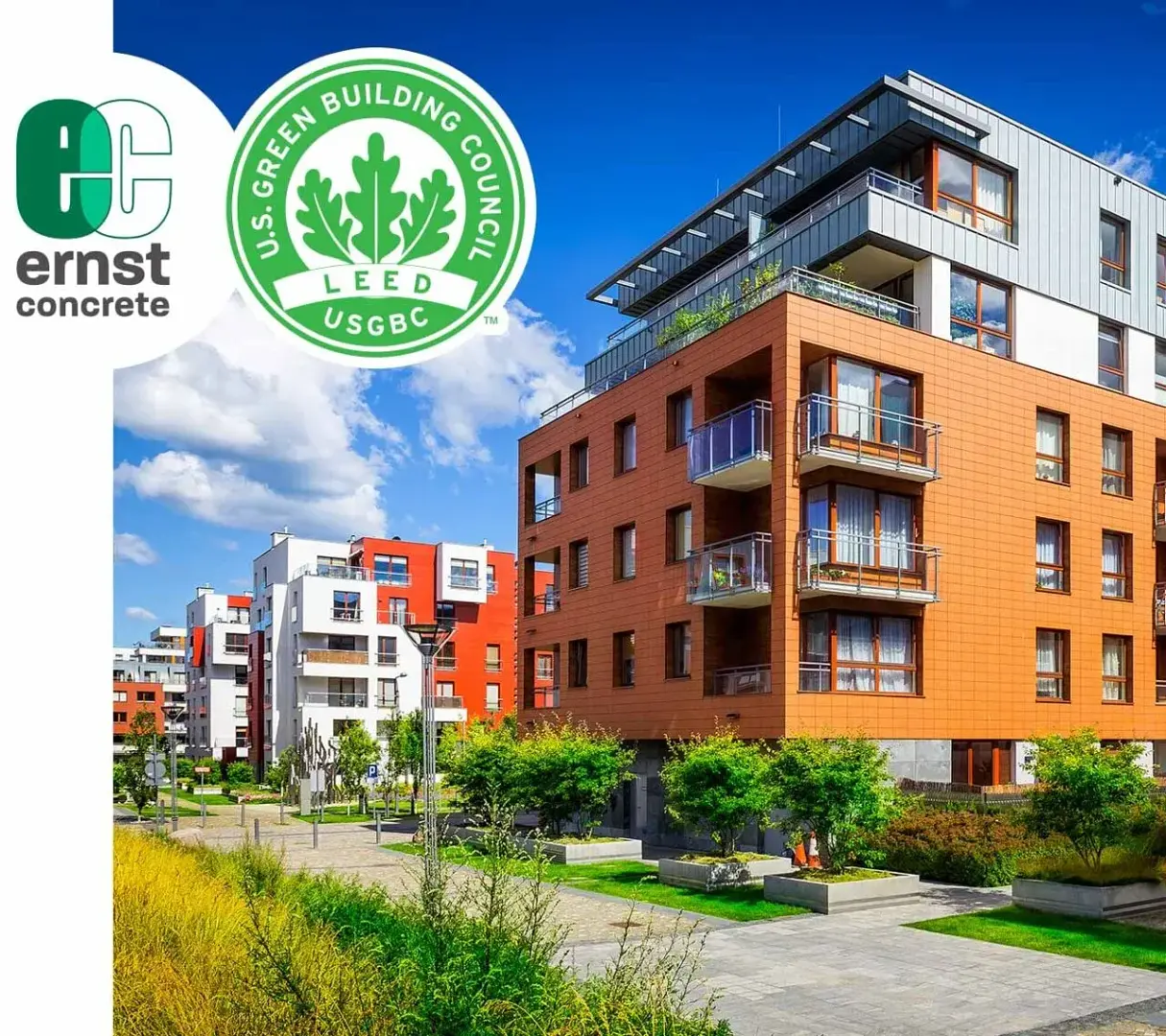 Ernst Concrete sustainability and LEED certification