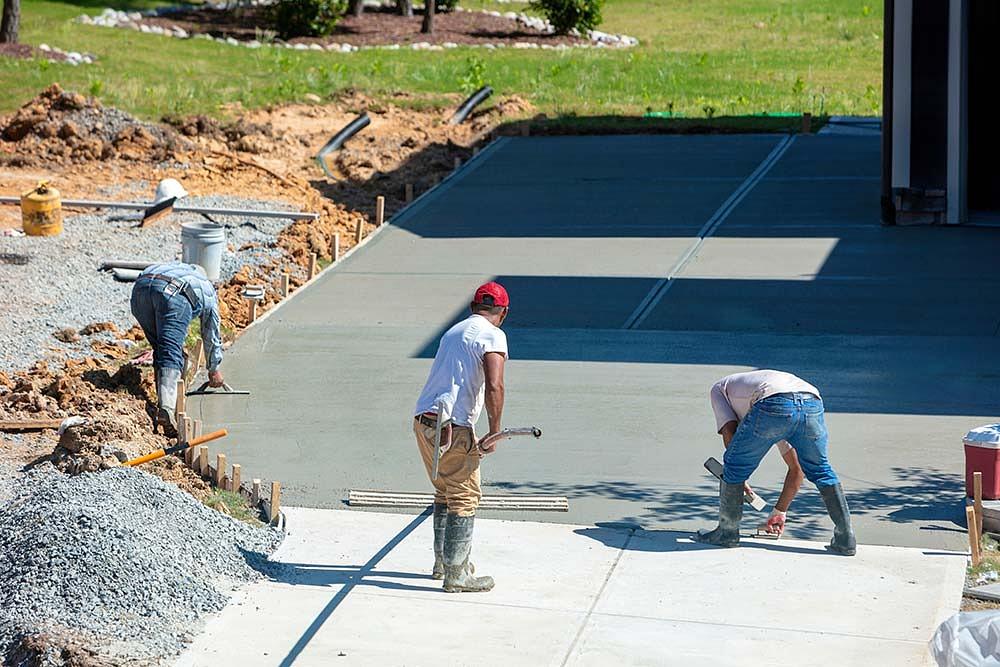 Ernst Concrete decorative concrete residential project