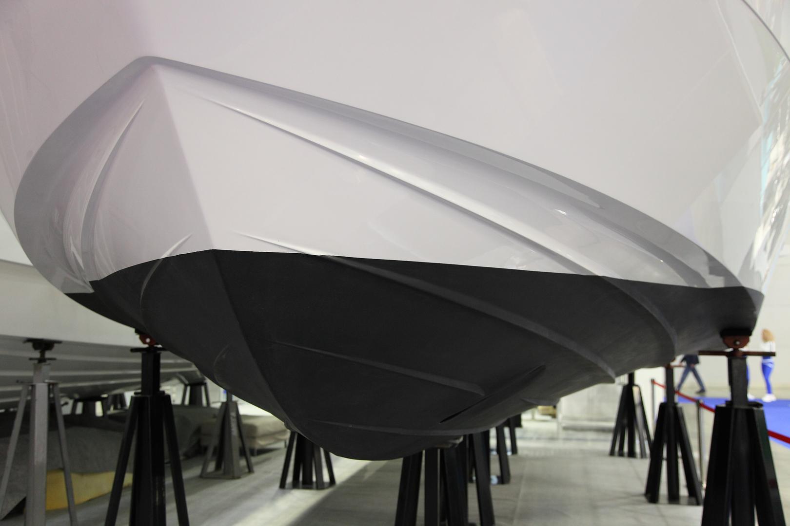 Gelcoat matching at Atlantic Yacht Haven