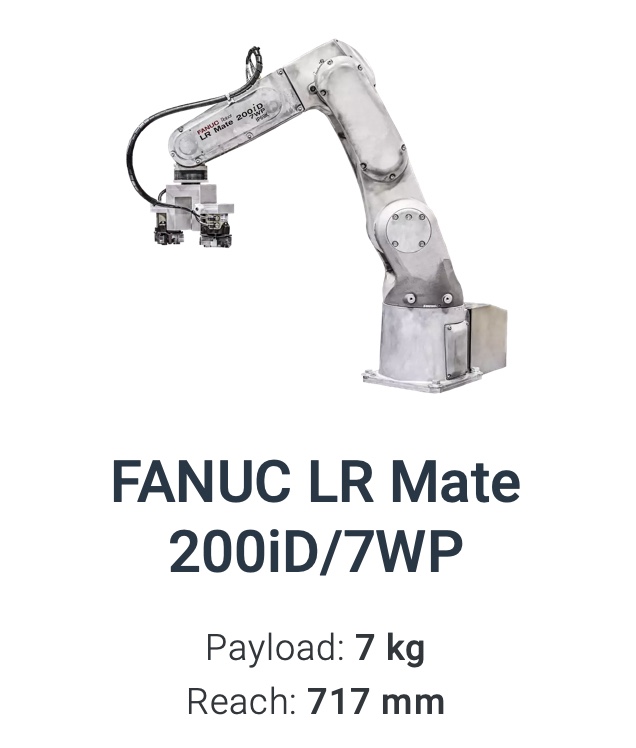 Fanuc LR Mate 200iD/7WP Data Sheet