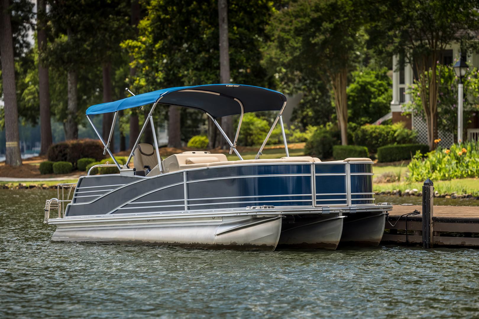 Bertha Boatworks marina and docks on the Whitefish Chain