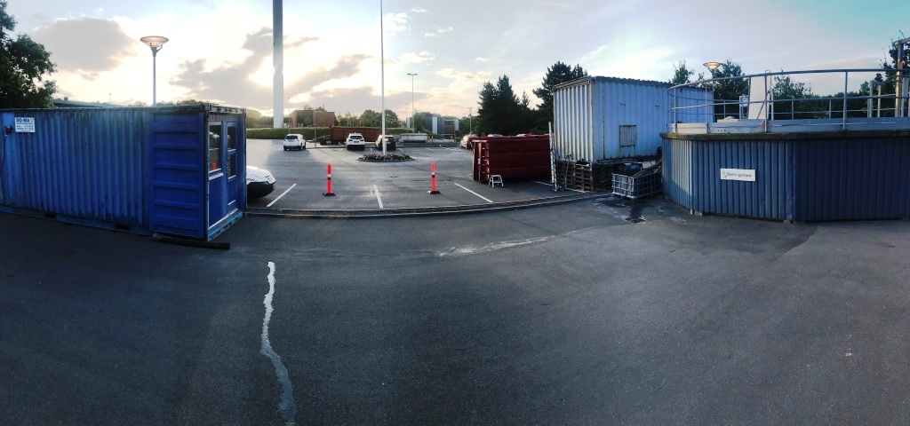 Sludge Dewatering at a municipal sewage plant in Denmark