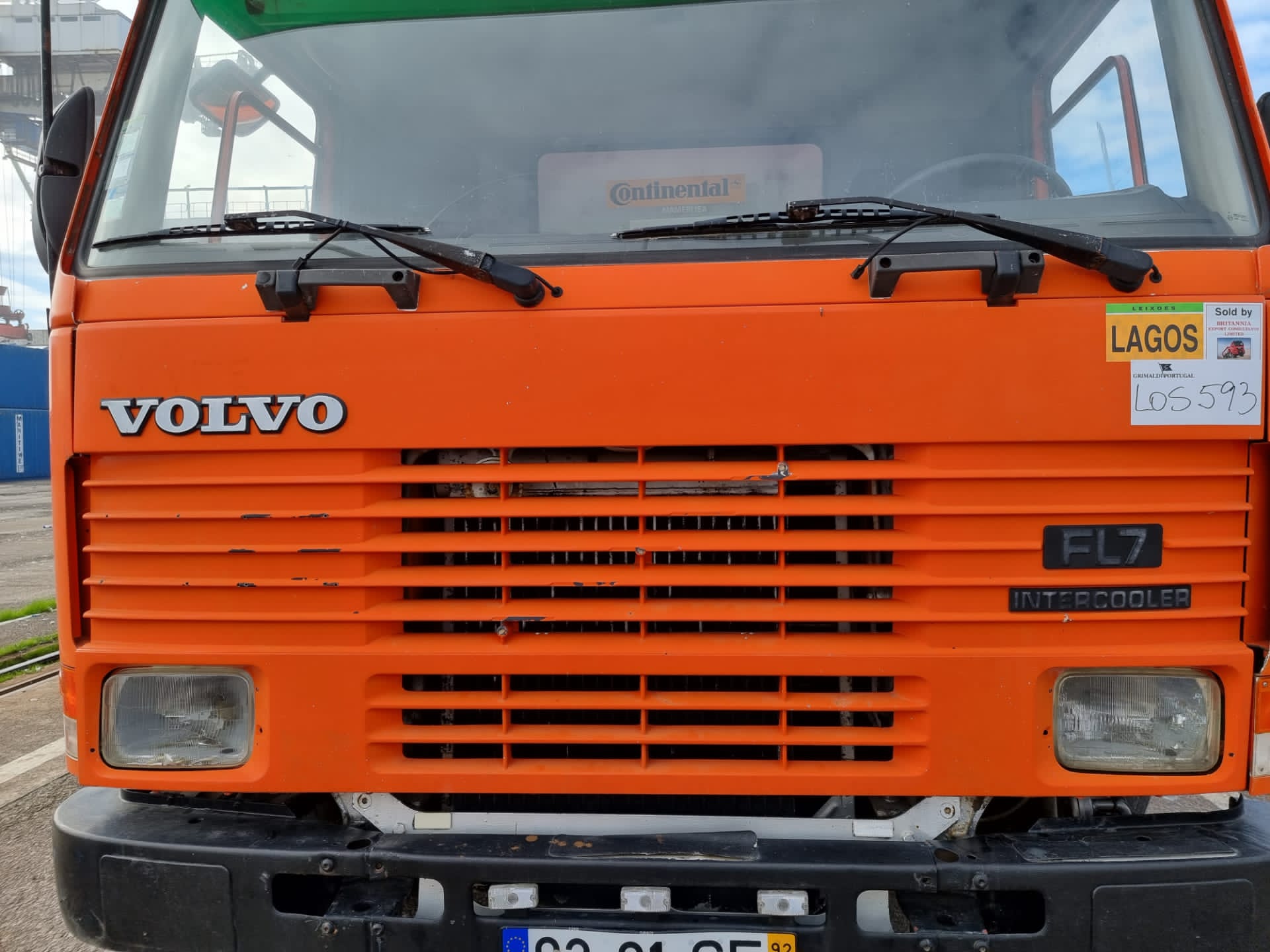 Grimaldi RoRo shipping from Portugal to Lagos - Nigeria.