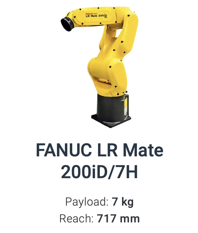 Fanuc LR Mate 200iD/7H Data Sheet