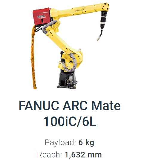 Fanuc Arc Mate 100iC/6L Data Sheet