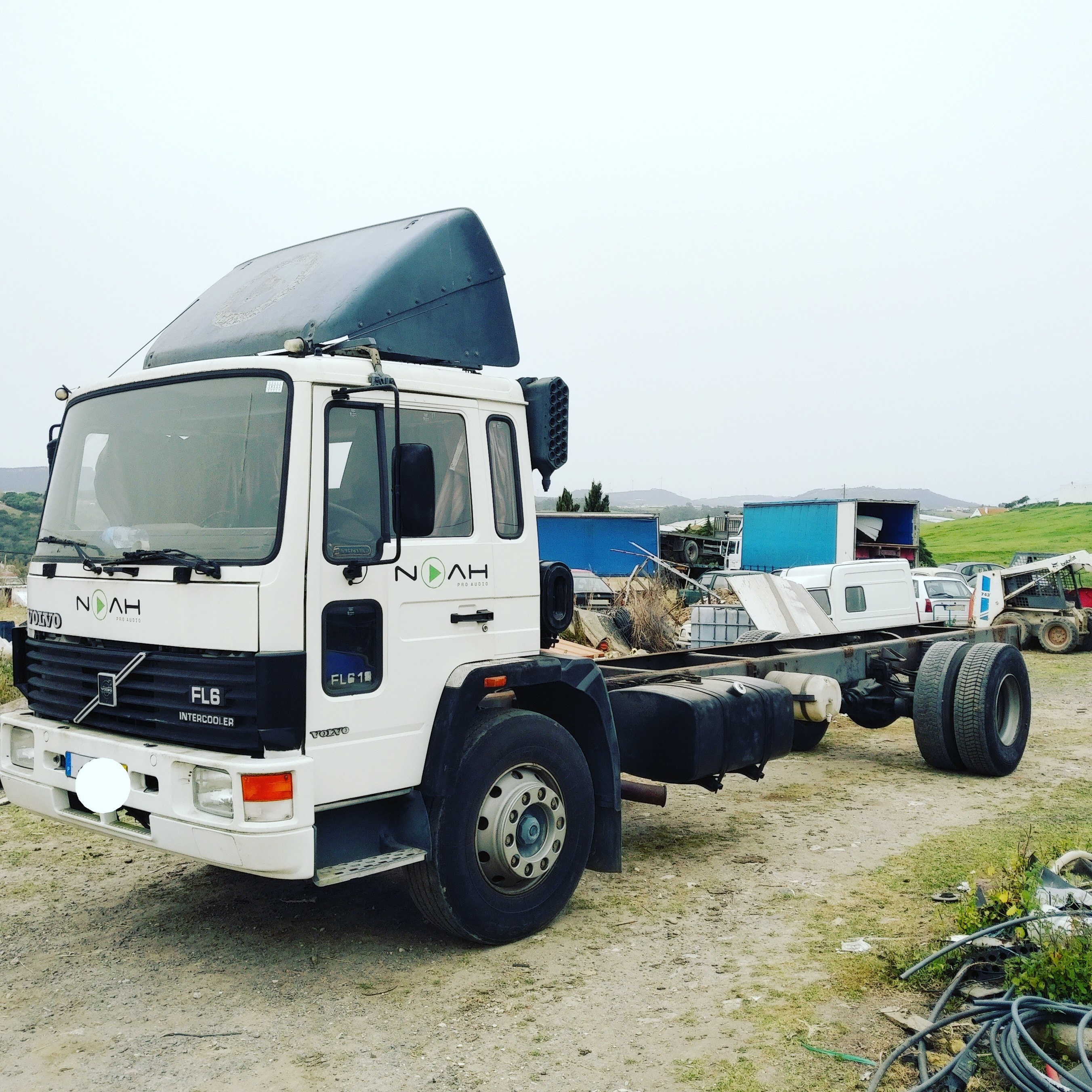 Left hand drive Volvo FL618 210 18 ton chassis cab truck sold to Nigeria.