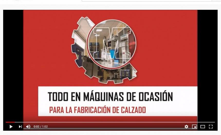 Máquinas de ocasión para fabricación de calzado y marroquinería