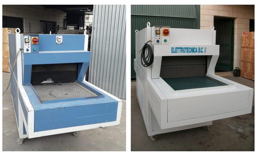 Restauración de Horno de Frío, marca Elettrotecnica BC, modelo 187