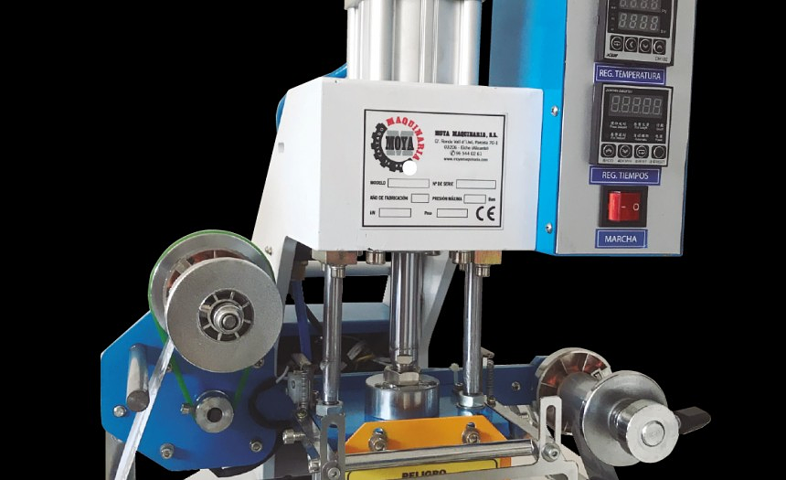 Máquina para timbrar y grabar, marca ZYAN, modelo SM.