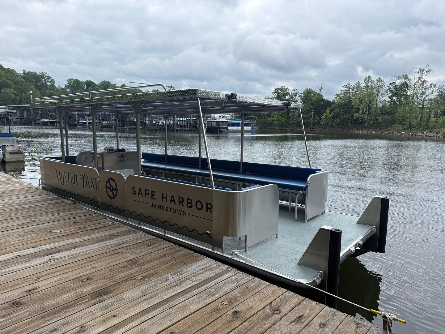 SolidCraft water taxi and passenger transport vessel on the water
