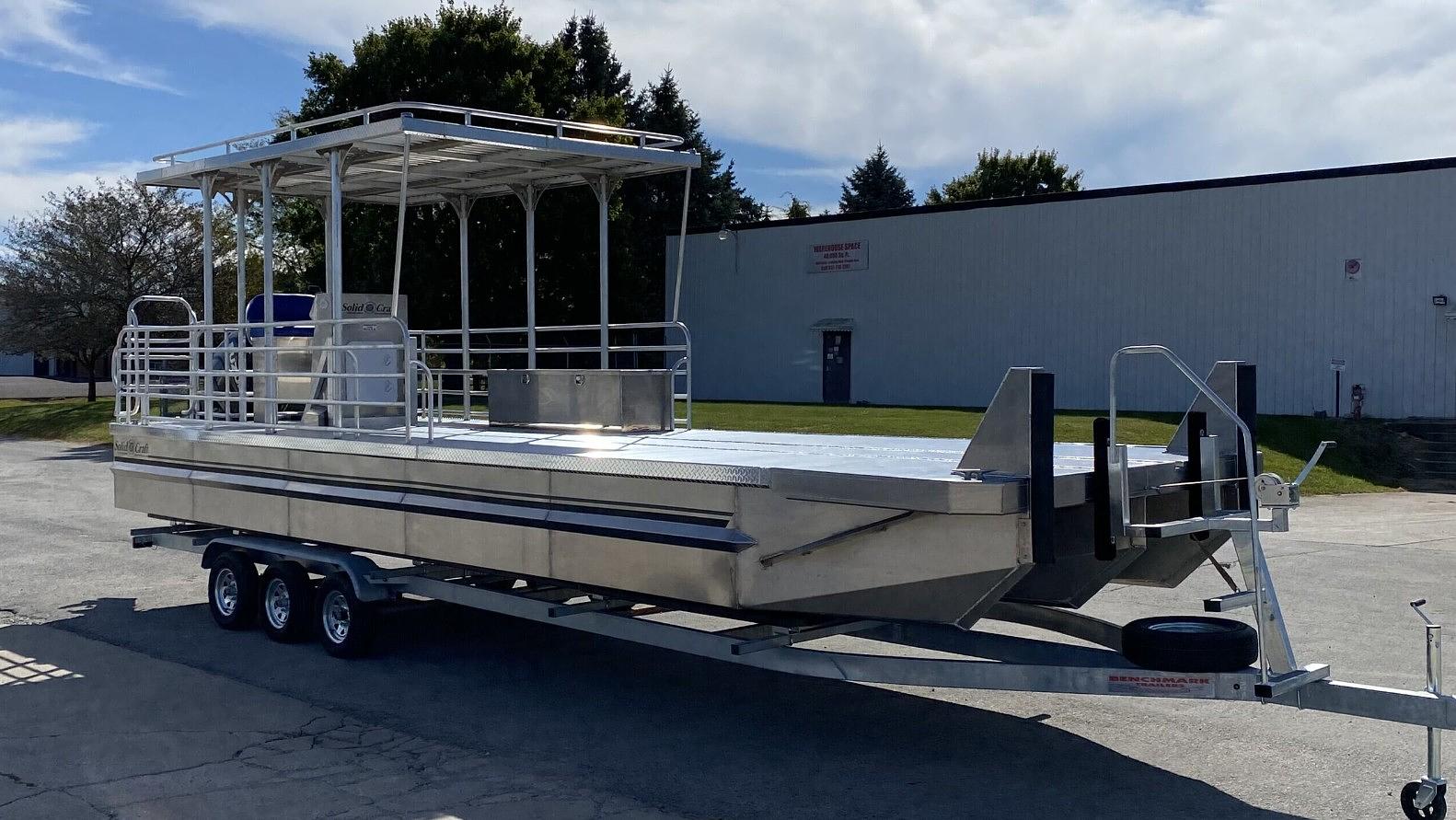 SolidCraft aluminum work boat construction detail