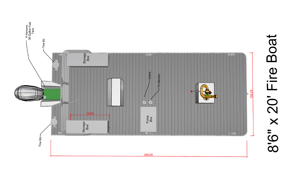 SolidCraft heavy-duty aluminum commercial vessel