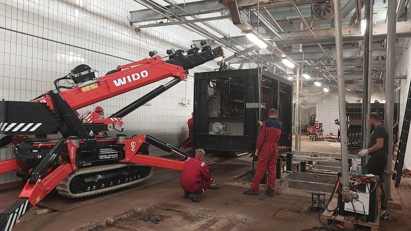 Dismantled & Removed Stork U-bar Dehairing Machines