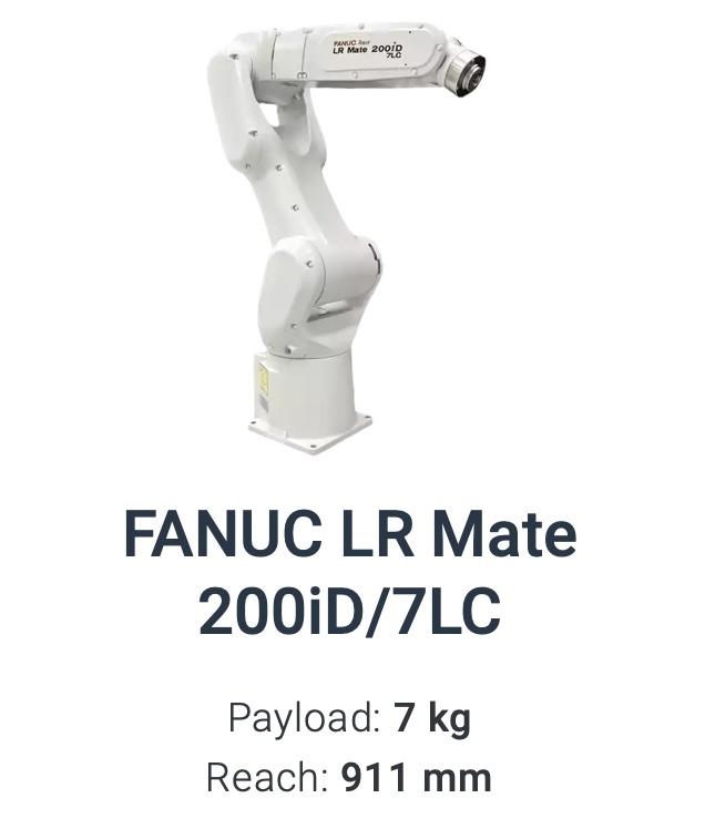 Fanuc LR Mate 200iD/7LC Data Sheet
