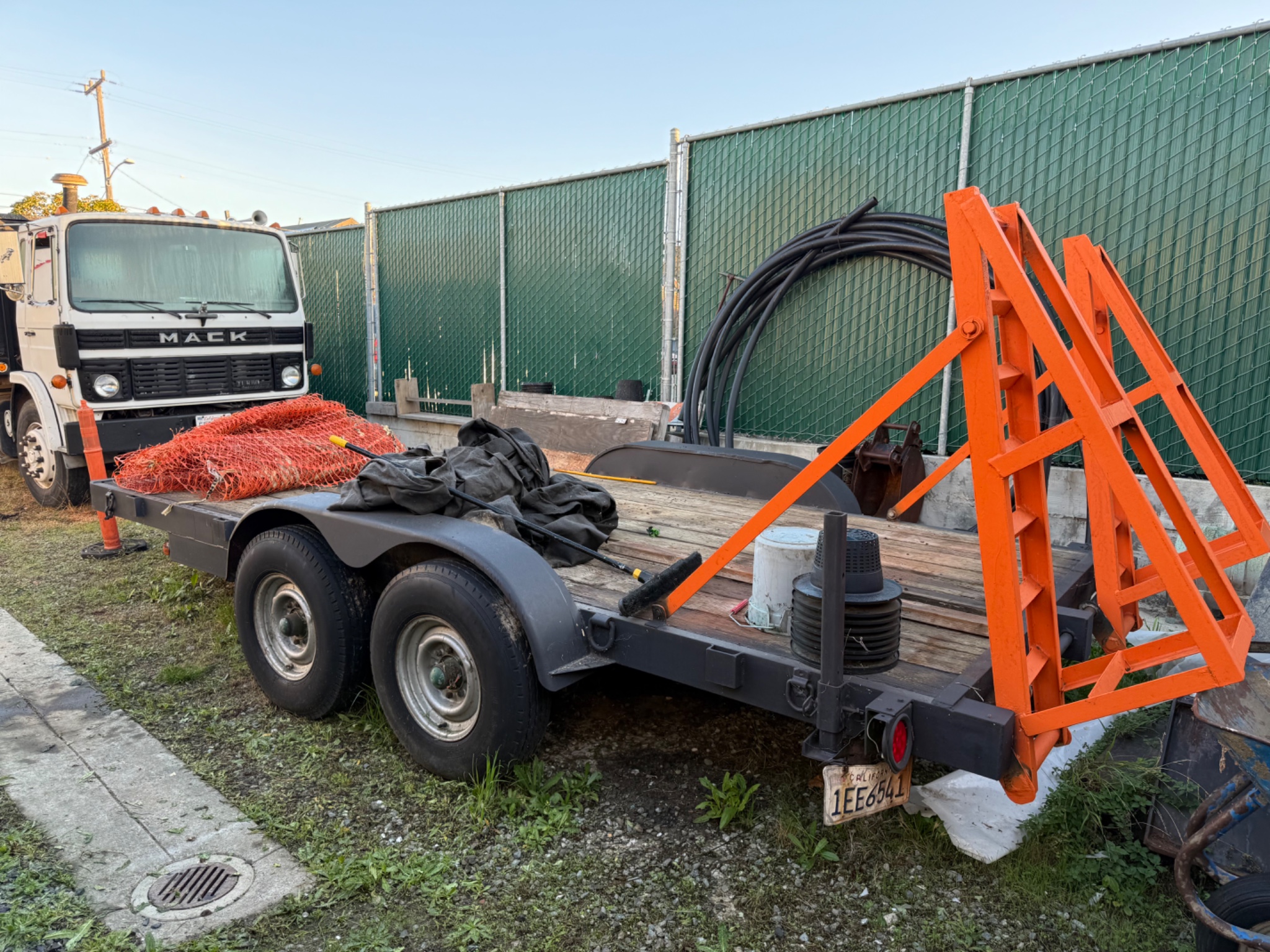 Construction Equipment, Dump Trucks, Drill Equipment, Cement Equipment, and Large Quantity of Power Tools