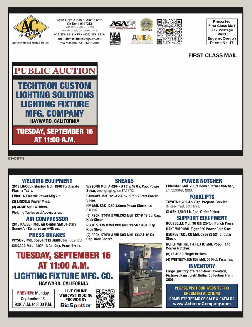 LIGHTING FIXTURE MANUFACTURING COMPANY