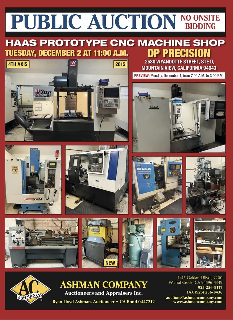 HAAS CNC PROTOTYPE MACHINE SHOP