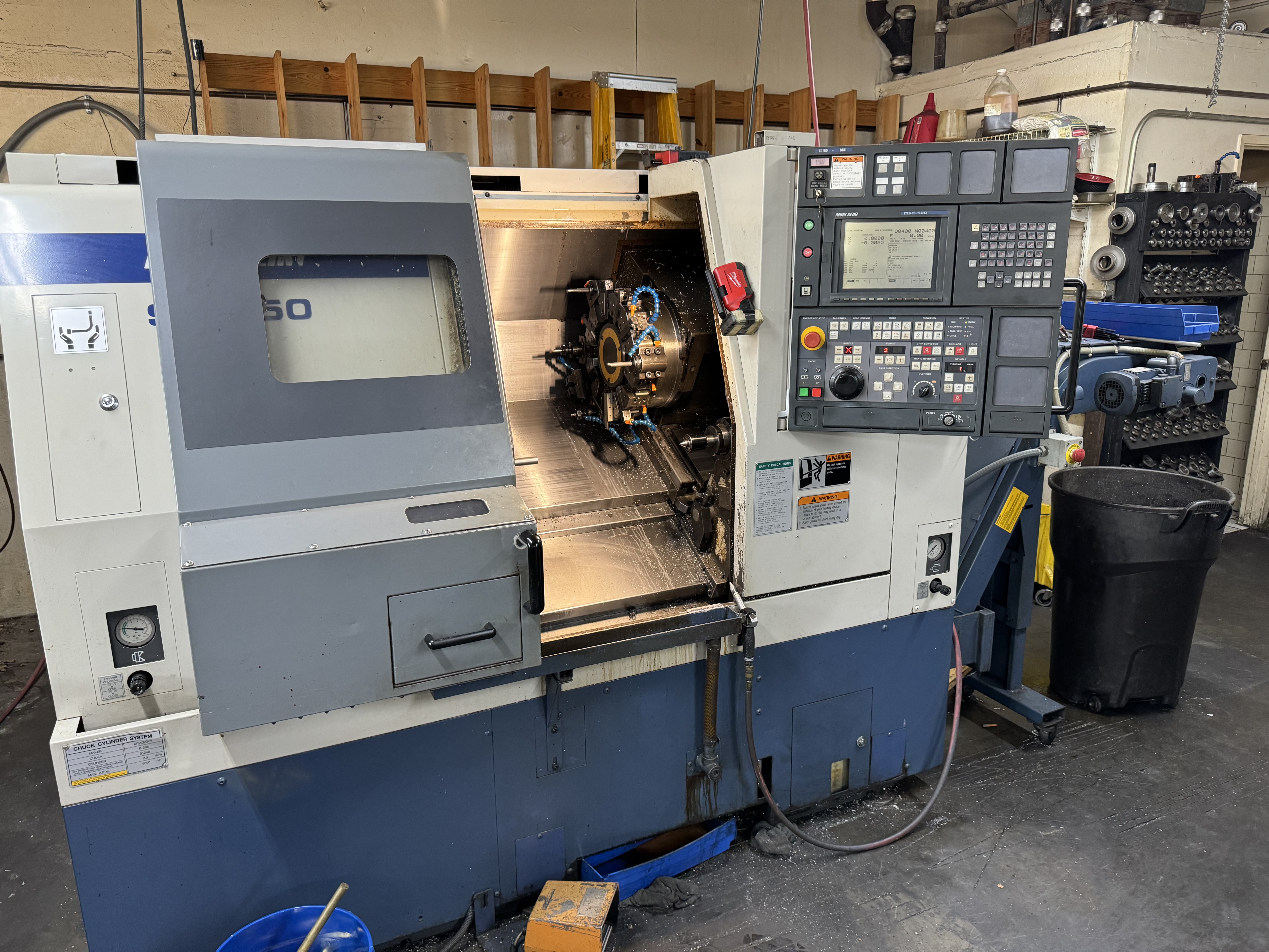 MORI SEIKI CNC MACHINE SHOP!!!