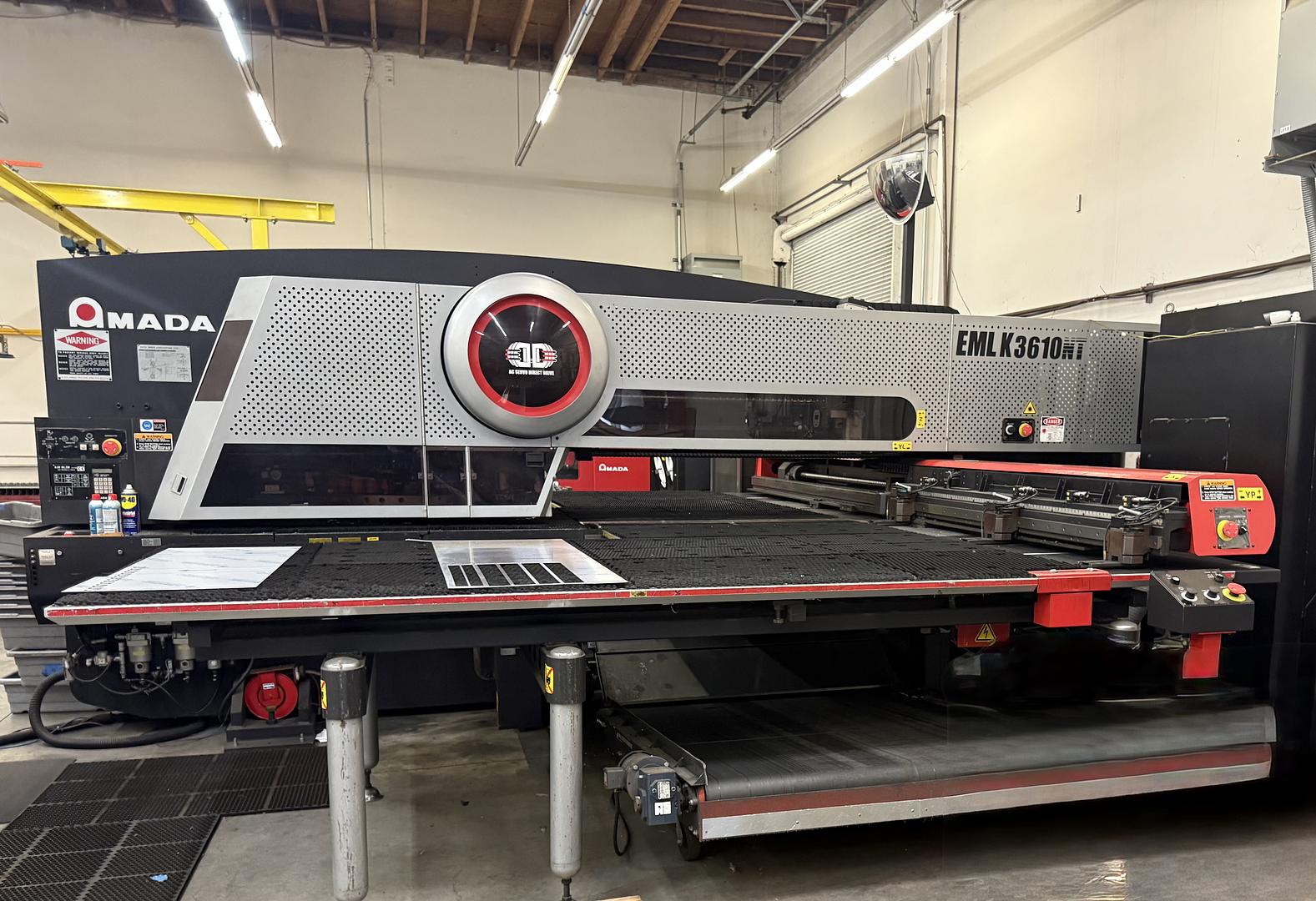 LATE MODEL AMADA EMLK NT FABRICATION & MACHINING FACILITY