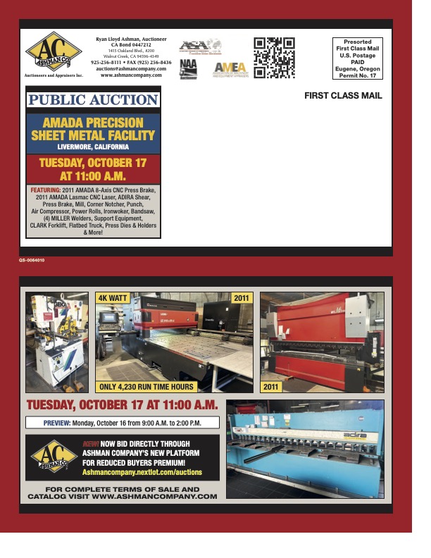 AMADA PRECISION SHEET METAL SHOP