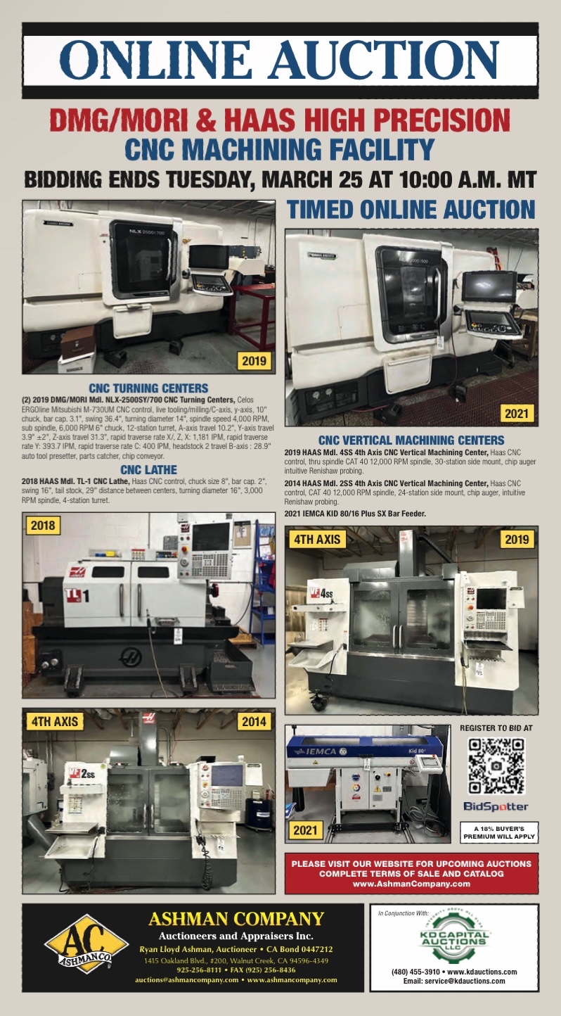 DMG/MORI & HAAS HIGH PRECISION CNC MACHINING FACILITY