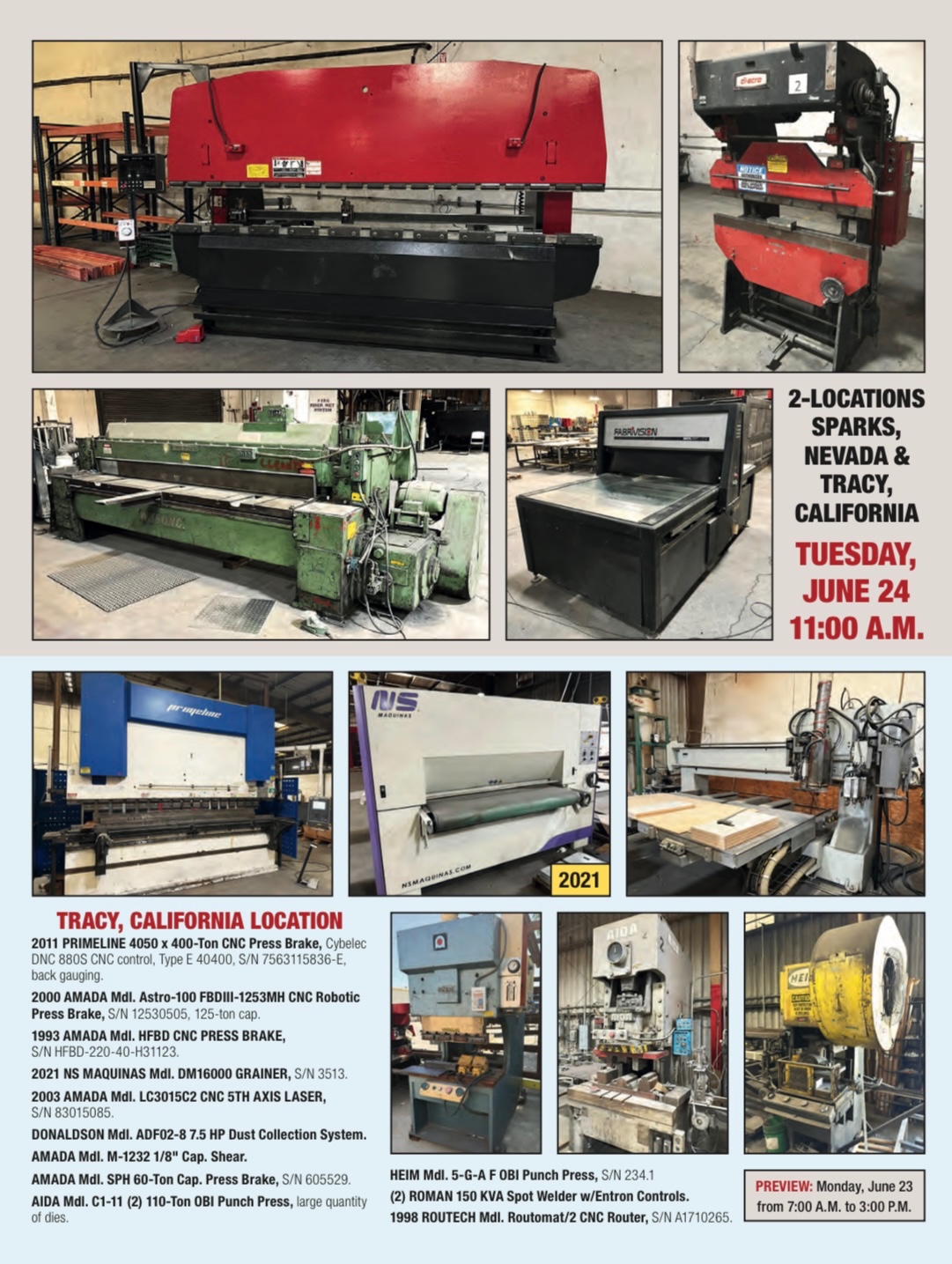 AMADA FABRICATION FACILITY